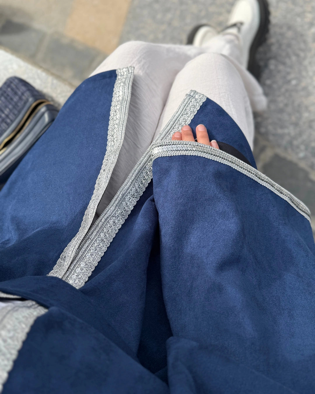 Silver Crescent Kimono