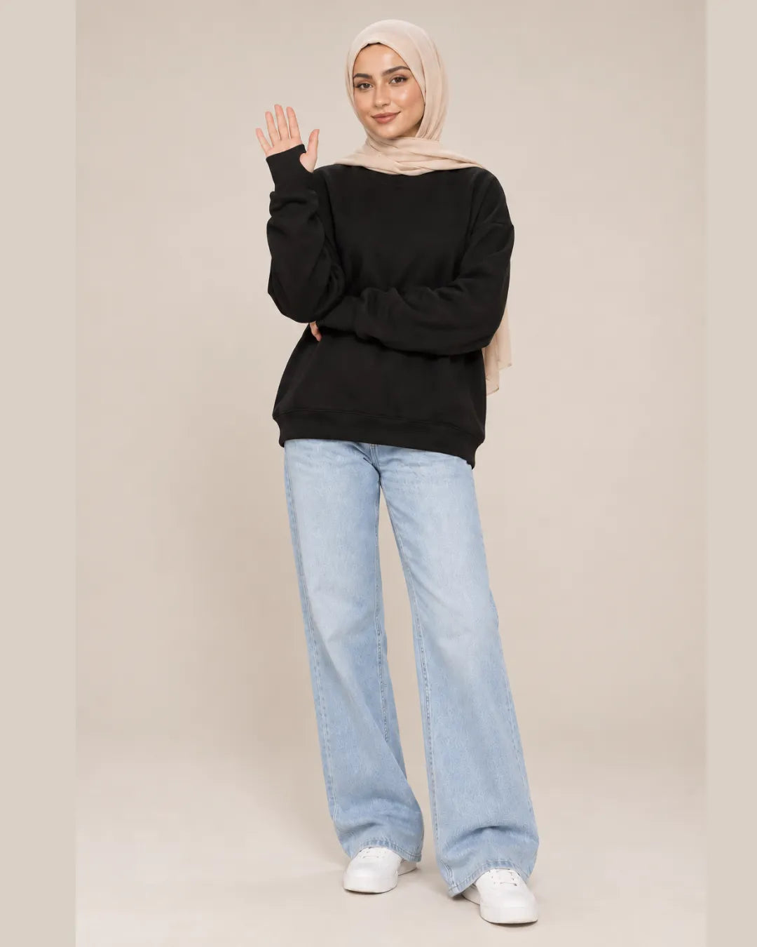 Oversized Thumbhole Sweatshirt