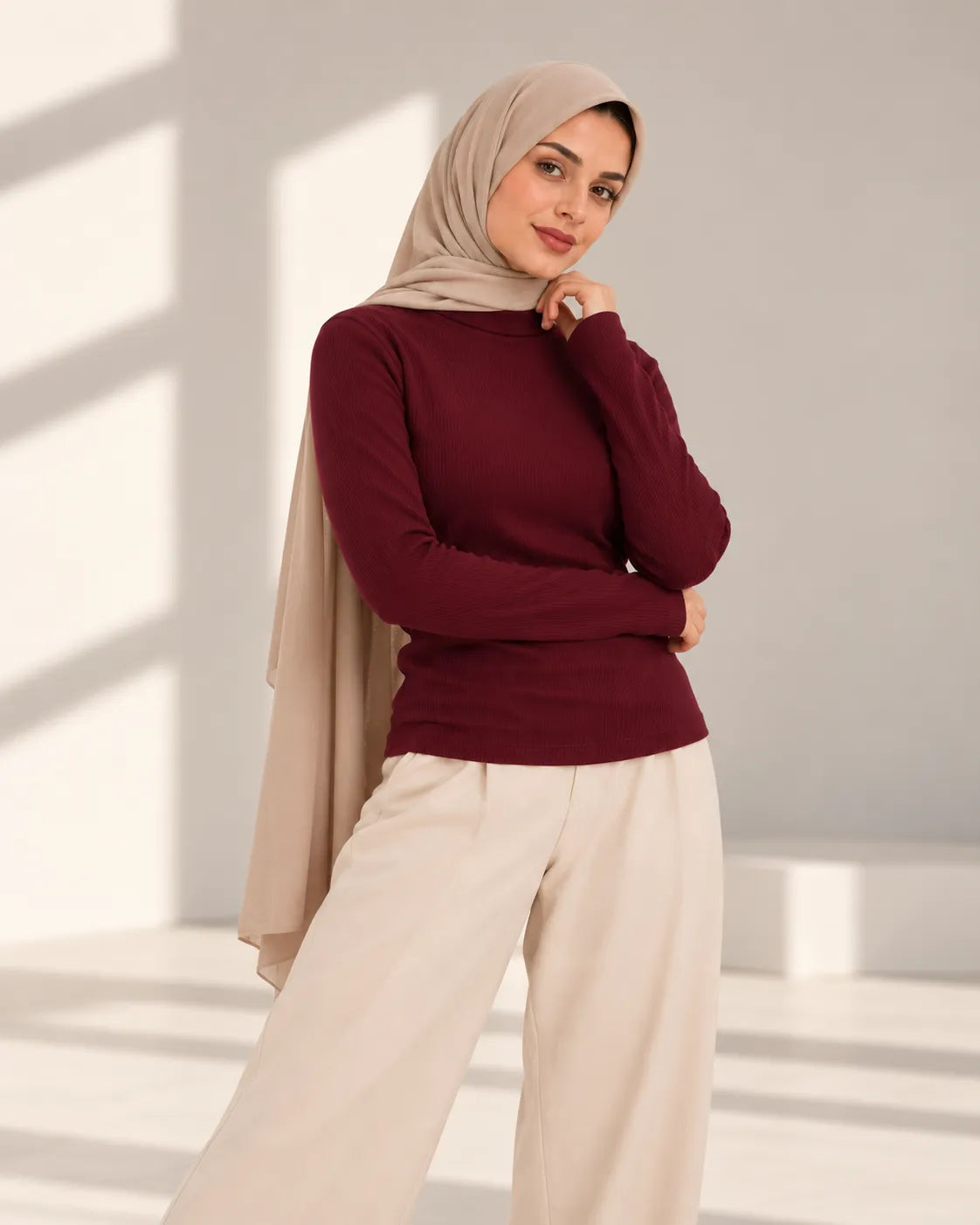 Half Cool Winter Cotton Rip Top