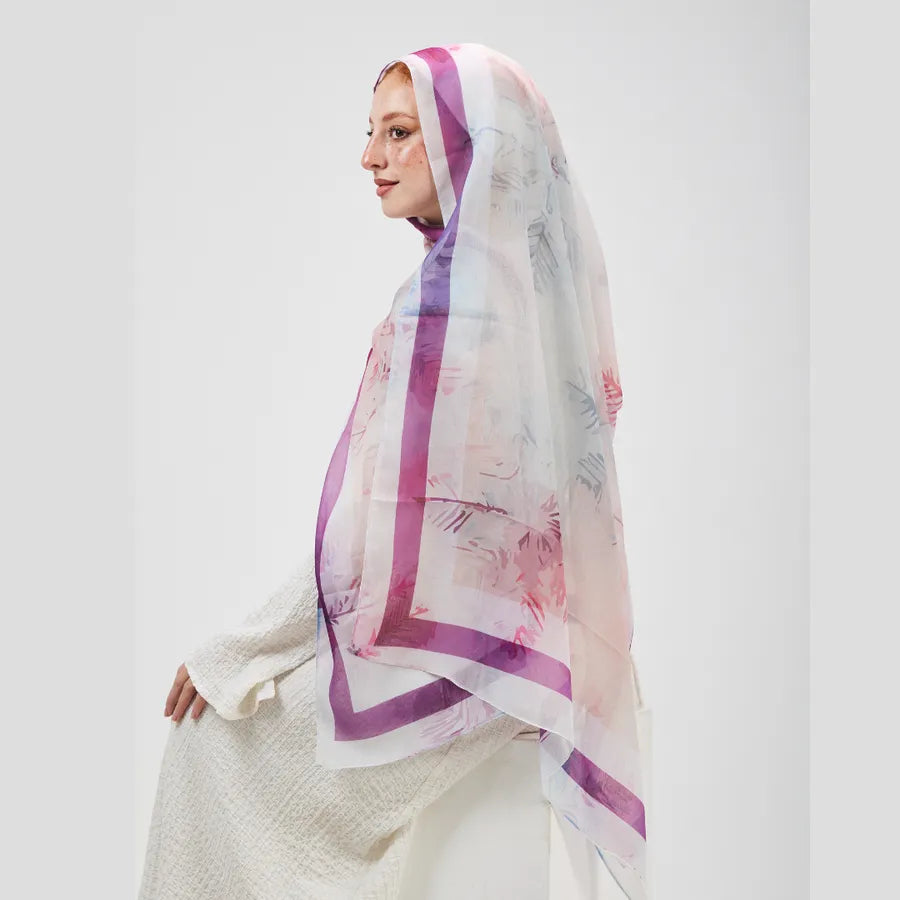 Rose Cotton Shash Printed scarf