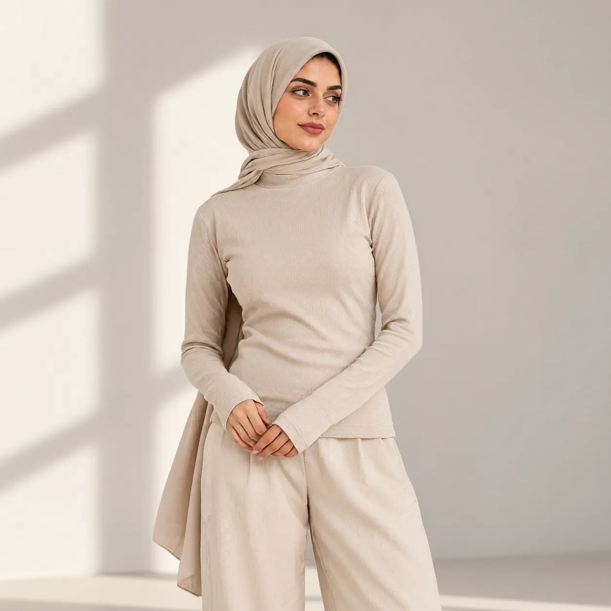Half Cool Winter Cotton Rip Top